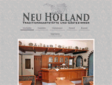 Tablet Screenshot of neu-holland.com